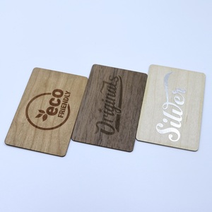 Oem nóng bán tùy chỉnh in Nhựa kinh doanh bằng gỗ <span class=keywords><strong>VIP</strong></span> Thẻ NFC chip RFID giao diện truyền thông cho các chương trình thành viên - Product Image 3