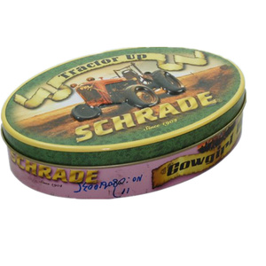 Dao gói hộp thiếc hình bầu dục <span class=keywords><strong>tin</strong></span> có thể tùy chỉnh logo cho dao gói bán lẻ - Product Image 1