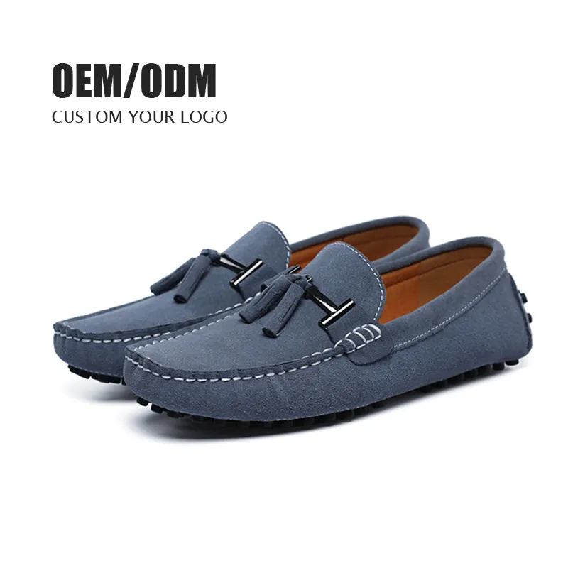 Latest Design Custom Loafers Shoes For Men Slip On Leather Mocassin 2022 Shoes For Men