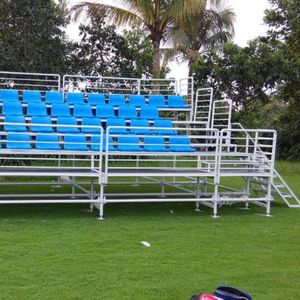 Estantería deportiva desmontable para estadio al aire libre, <span class=keywords><strong>gradas</strong></span> de metal <span class=keywords><strong>con</strong></span> asientos de plástico para eventos deportivos - Product Image 2