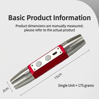 Linterna de Llavero de Aleación de Aluminio Premium con Luz Roja, 3 LED de 650nm, 700 Lúmenes, Reflector de Aluminio, Recargable 18650, Portátil, IP65