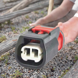 <span class=keywords><strong>CHONO</strong></span> HX040 Sensor de temperatura del refrigerante automático Conector de cable Carcasa de nailon hembra de 2 vías con 2 pines P Compatible con 6189-0890 - Product Image 3