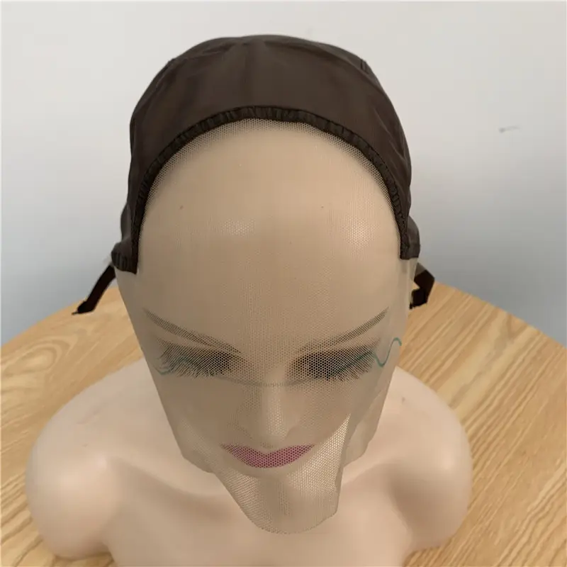 Lenaqueen 13x4 Frontal Wigs Cap Front 13x4 Wig Cap For Making Wigs Swiss Lace And Adjustable Straps