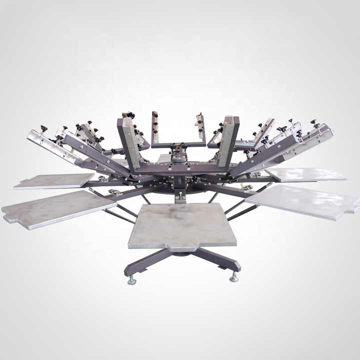 Screen printing shirt machine