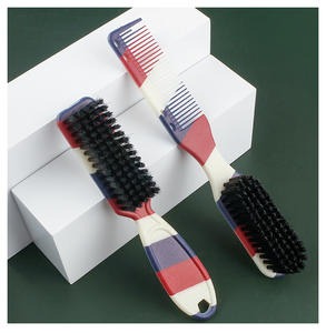 Peine de peluquería de doble propósito de buena calidad, cepillo de limpieza <span class=keywords><strong>para</strong></span> cortar el pelo y la barba <span class=keywords><strong>para</strong></span> hombres - Product Image 6