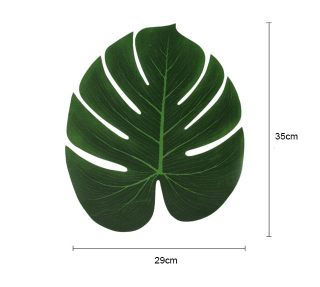 1# 13 inch large turtle back leaf