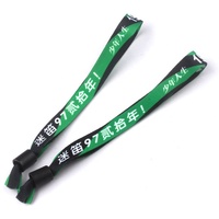 Bracelet personnalisé de haute qualité en sublimation |   Bracelet en tissu polyester à motifs vifs pour les festivals de musique