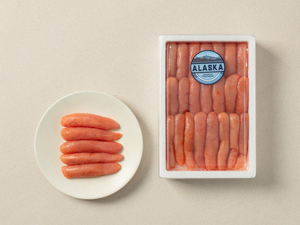 Huevas de abadejo de Alaska congeladas, enteras, de temporada, premium, 1 kg, a granel, Mentaiko Tarako, MSC, HACCP, para restaurante de sushi, venta al por mayor - Product Image 1