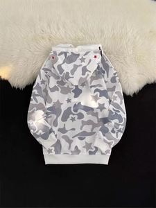 <span class=keywords><strong>Sudadera</strong></span> con Capucha y Cremallera Completa Bapees Camuflaje Tiburón de Alta Calidad 2026, 100% Algodón, Unisex para <span class=keywords><strong>Hombre</strong></span> y Mujer, Estilo Urbano - Product Image 6