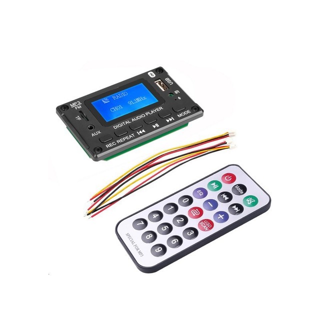 Fast Moving 5-12V Blue Tooth MP3 Player Kit MP3 Audio Player Circuit Board With Remote Set