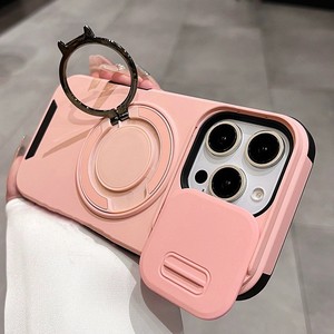 Capa Magnética de Luxo com Carregamento Sem Fio para <span class=keywords><strong>iPhone</strong></span> 18 17 16 15 14 13 <span class=keywords><strong>12</strong></span> 11 Pro Max com Proteção de Lente e Suporte - Product Image 2