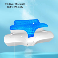 Bestseller Gel-Memory-Foam-Kissen Konturiert für Nackenschmerzen und Wirbelsäulenausrichtung OEM Anpassbar