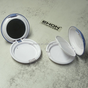 Envase Compacto para Polvo Prensado, Forma de Planeta, Plástico ABS, PP, PE, para Maquillaje y Cosméticos, Lujoso, de Dos Capas - Product Image 2