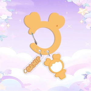 Porte-clés mousqueton <span class=keywords><strong>KPOP</strong></span> MOMO <span class=keywords><strong>MINA</strong></span> SANA en acrylique, pendentif porte-clés TZUYU DAHYUN JIHYO, breloque décorative pour sac, accessoires, cadeau pour fans - Product Image 5