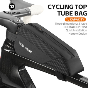 Sac de voyage personnalisé WEST BIKING, grande capacité, résistant à l'usure, sac pour tube supérieur de vélo, sac de cadre pour vélo de route et VTT - Product Image 1