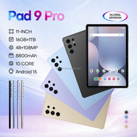 Nueva Tablet Pad9Pro con Pantalla de 11 Pulgadas, Desbloqueo por Reconocimiento Facial, 16 GB + 1 TB de Memoria, Versión Global, Doble SIM, Tablet PC 5G