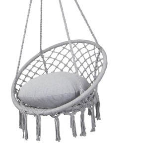 Hangende Katoenen Touw Schommelstoel Hangmat Schommel Macrame Hangende Katoenen Touw Schommelstoel - Product Image 4