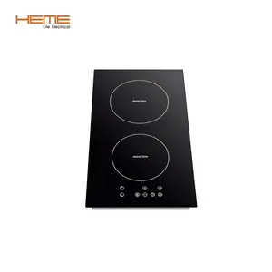 CB and CE certification Home appliances 30cm built-in induction cooker with 2 burner induction hob