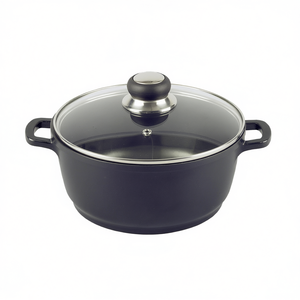 Delta Meat <b>Pot</b> 1.3 L 16 Cm Cast Aluminum With Glass Lid <b>For</b> Stovetop Use - Product Image 2