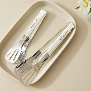 Pinzas de acero inoxidable para alimentos, cocina multifuncional, barbacoa, freír bistec, hogar, antiescaldado, pan, comida, herramientas de cocina - Product Image 1