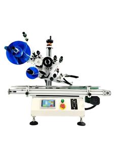 Petite machine d'étiquetage automatique de bureau pour bouteilles rondes, flacons en plastique, pots, sachets Mylar et cartons - Product Image 3