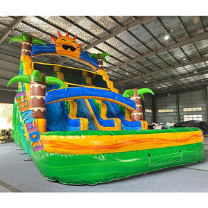 Tobogán Inflable <span class=keywords><strong>de</strong></span> Verano Sunshine Slide Hupfburg para Niños, Tobogán Acuático Inflable <span class=keywords><strong>de</strong></span> PVC <span class=keywords><strong>con</strong></span> <span class=keywords><strong>Piscina</strong></span> para Fiestas - Product Image 4