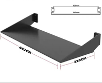 Support PC en acier au carbone personnalisé pour simulateur de course – Installation facile, support d'ordinateur économique pour cockpit