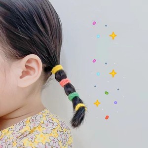 Simpatica cravatta elastica per bambini 300 pezzi per capelli Color caramella cravatte per bambini e bambine in stile dolce - Product Image 3