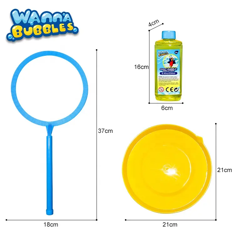 Wanna Bubble Big Bubble Wand Maker Toy Soap Bubbles For Kids
