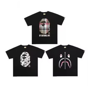เสื้อยืดแขนสั้นลำลองผู้ชาย ผ้าฝ้าย 100% 300 กรัม พิมพ์ลายสัตว์ด้วยเลเซอร์ ป้องกันขนร่วง แห้งเร็ว ทรงปกติ - Product Image 1