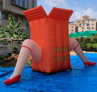 Airfun Publicité Poupée gonflable 3.5m Hollande Gonflable Cartoon Pays-Bas Cartoon Gonflable Abraham et Sarah