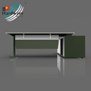 Moderno CEO L forma di segretario segretario Sit Stand Reception Executive Design scrivania da ufficio - Product Image 4