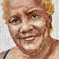 Art mural en mosaïque de marbre, personnalisé, pour décoration de maison, bricolage, intérieur et extérieur pour la salle de bain, carrelage de sol en mosaïque hexagonale