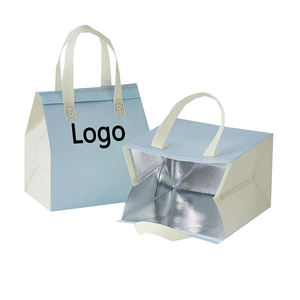 Individuell Bedruckte Isolierte Kühltasche Große Kapazität Wiederverwendbare Thermotasche für Essenslieferung Picknick Wein PP Bedruckt - Product Image 1