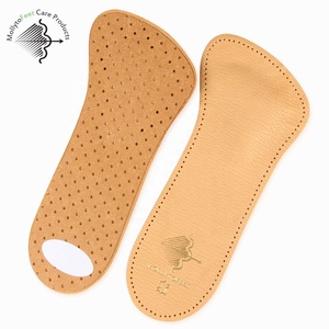 L'arco alto ortotico 3/4 supporta solette <span class=keywords><strong>ortopediche</strong></span> in vera pelle di agnello <span class=keywords><strong>per</strong></span> piedi piatti e fascite plantare - Product Image 4