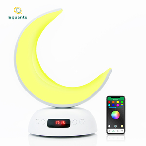 Lámpara Lunar Equantu con Altavoz de Corán, Lámpara de Escritorio LED SQ902, Luz Nocturna de Aromaterapia, Reproductor de Corán Bluetooth - Product Image 2