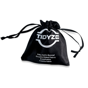 Sac cadeau en satin personnalisé avec cordon de serrage, sac de rangement pour extensions de cheveux en satin avec votre propre logo imprimé - Product Image 4