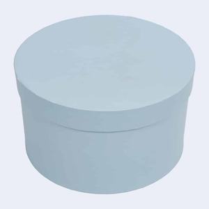 Boîtes de rangement décoratives rondes bleues Party Love, lot de 10 pièces, design minimaliste, rangement soigné - Product Image 1