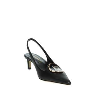 Zapatos de Tacón Laura Biagiotti para Mujer, Modelo Slingback, Color Negro, Talla 38, Punta en Pico - Product Image 5