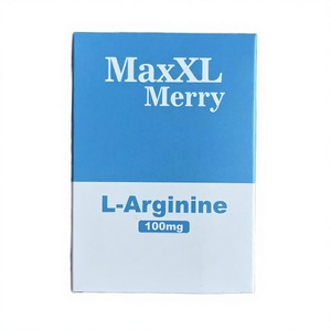 Comprimés de L-Arginine 100mg Maca MaxXL Merry Nitric Oxide Booster 4 Comprimés Complément Alimentaire pour Adultes - Product Image 3