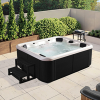 Jacuzzi de massage extérieur Hsex, spa, bain à remous à vendre pas cher, 6 personnes, prêt à brancher, Balboa Hottub, baignoire à remous en acrylique de luxe