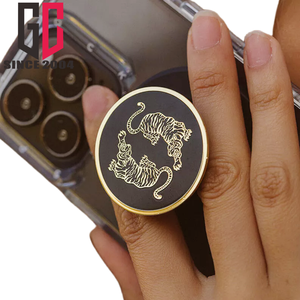 15年工厂定制搪瓷金属高级手机手柄和支架，带有您自己的标志手机手柄2 - Product Image 4