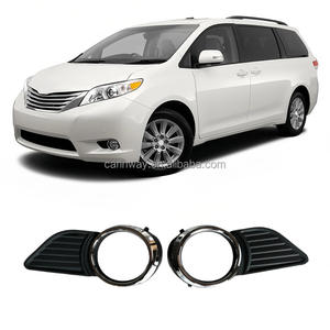 Cover fendinebbia anteriore <span class=keywords><strong>telaio</strong></span> fendinebbia cromato 52040-08010 52030-08020 accessori <span class=keywords><strong>parti</strong></span> del corpo <span class=keywords><strong>auto</strong></span> per Toyota Sienna 2011-2017 - Product Image 6