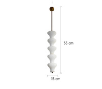 Luminaire suspendu en marbre naturel de style italien luxueux avec albâtre espagnol pour hall d'hôtel, salon, îlot, villa, hall