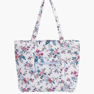 Coquette Estética <span class=keywords><strong>pequeña</strong></span> Floral Tote Weekender Rosa Bolsa de viaje bolsillo antideslizante frontal Bolso acolchado de algodón para mujer - Product Image 3