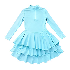 Personalizado Halter Yoga malla vestido Golf falda niños niña vestido bebé niñas vestido de verano traje de las niñas - Product Image 6