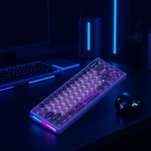 <span class=keywords><strong>Clavier</strong></span> de jeu mécanique en aluminium CNC personnalisé Aflion avec RGB <span class=keywords><strong>sans</strong></span> <span class=keywords><strong>fil</strong></span> <span class=keywords><strong>pour</strong></span> interface USB Type-C à trois modes - Product Image 3