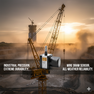 Промышленный датчик перемещения с тяговым кабелем, контактный линейный энкодер, электронные весы, водонепроницаемый, взрывозащищенный, RS485 - Product Image 3