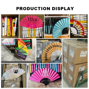 Tùy chỉnh in Caribbean quốc gia nước cờ tre Clack tay Fan lưu niệm tổ chức gấp người hâm mộ - Product Image 5