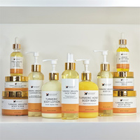 Ensemble de Soins de la Peau Naturels au Curcuma Bio “Hot Selling” avec Votre Logo, Faible MOQ, Kit Anti-Acné et Produits de Soins Naturels